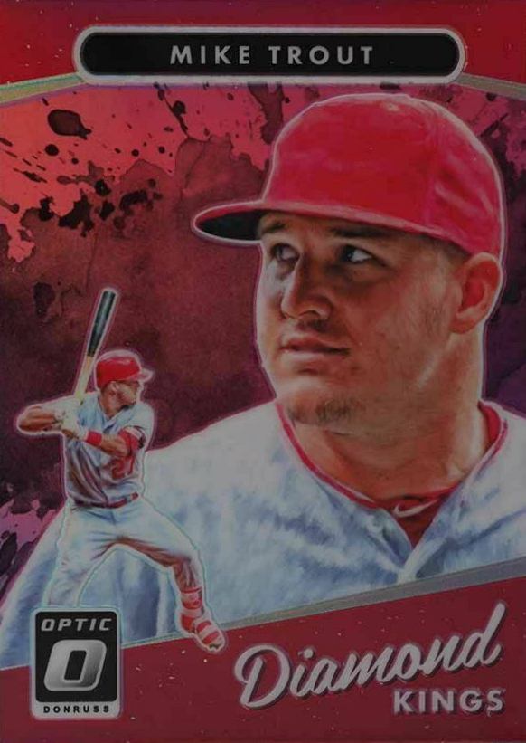 2017 Panini Donruss Optic Mike Trout #13 Baseball Card