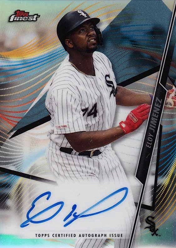 2020 Finest Autographs Eloy Jimenez #FAEJ Baseball Card