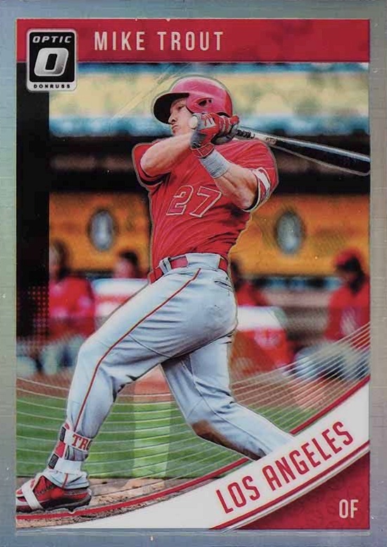 2018 Panini Donruss Optic Mike Trout #121 Baseball Card