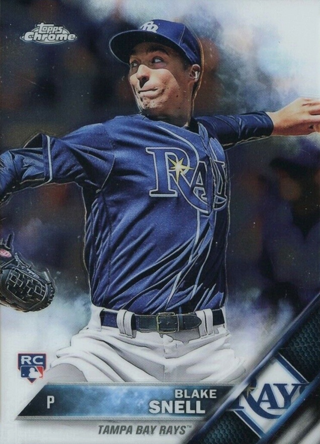 2016 Topps Chrome Blake Snell #181 Baseball Card