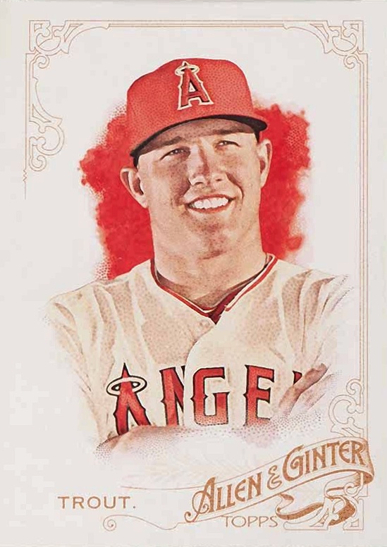 2015 Topps Allen & Ginter Mike Trout #252 Baseball Card