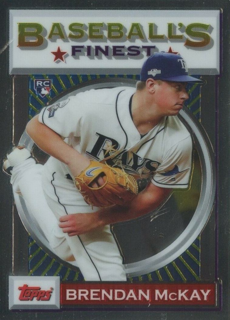 2020 Finest Flashbacks Brendan McKay #180 Baseball Card