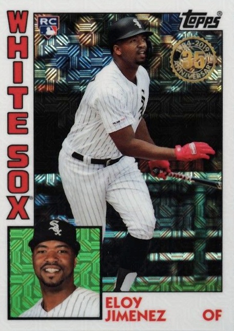 2019 Topps Silver Pack 1984 Chrome Promo  Eloy Jimenez #12 Baseball Card