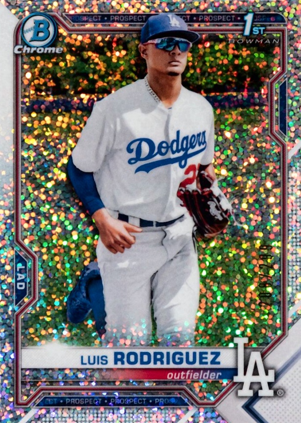 2021 Bowman Chrome Prospects Luis Rodriguez #BCP196 Baseball Card