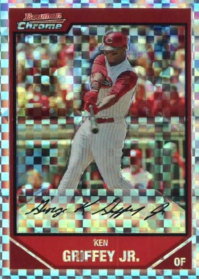 2007 Bowman Chrome Ken Griffey Jr. #85 Baseball Card