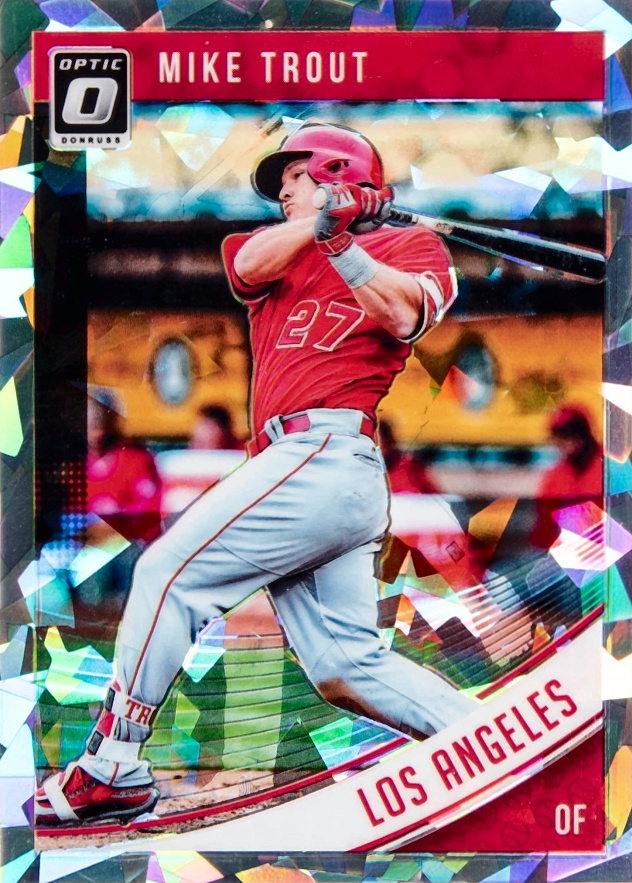 2018 Panini Donruss Optic Mike Trout #121 Baseball Card