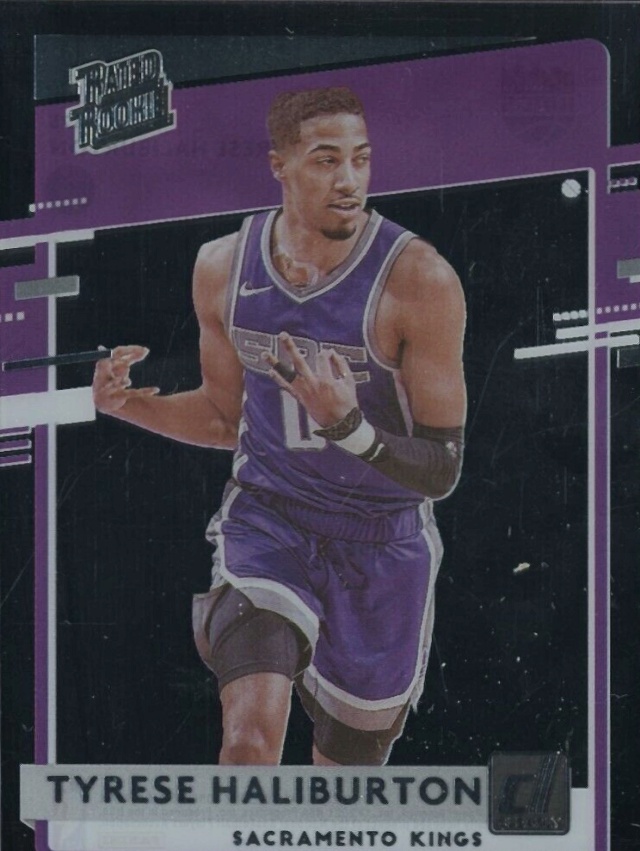 2020 Panini Clearly Donruss Tyrese Haliburton #75 Basketball Card