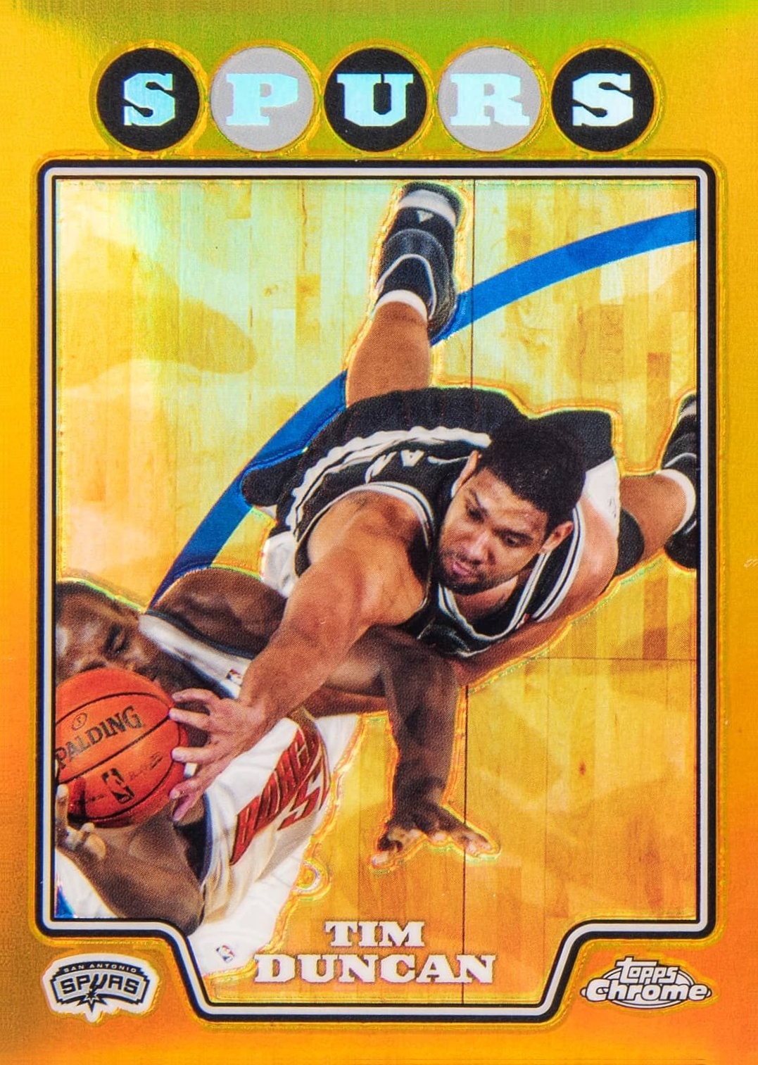 2008 Topps Chrome Tim Duncan #21 Basketball Card