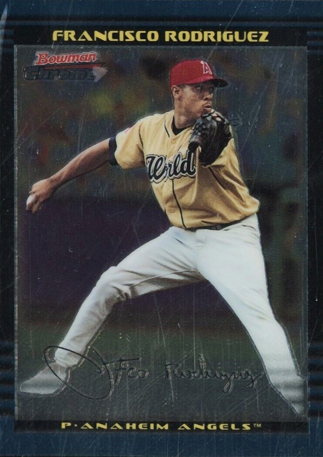 2002 Bowman Chrome Draft Picks Francisco Rodriguez #148 Baseball Card