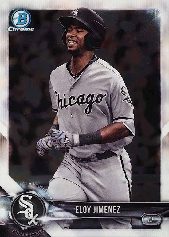 2018 Bowman Prospects Chrome Eloy Jimenez #50 Baseball Card