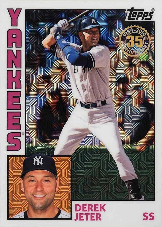 2019 Topps Silver Pack 1984 Chrome Promo  Derek Jeter #19 Baseball Card