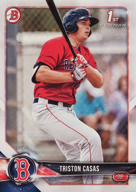 2018 Bowman Draft Triston Casas #BD171 Baseball Card