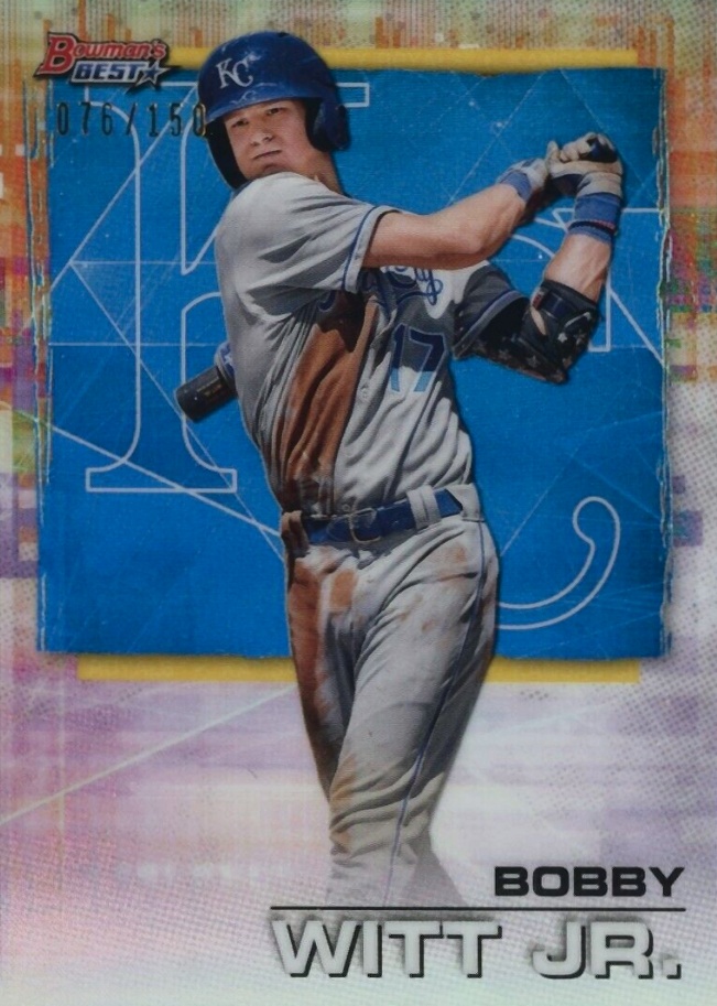 2021 Bowman's Best Bobby Witt Jr. #15 Baseball Card