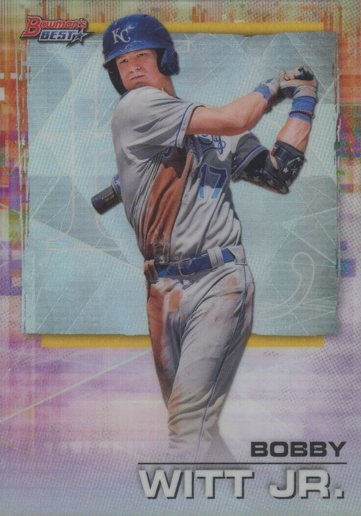 2021 Bowman's Best Bobby Witt Jr. #15 Baseball Card