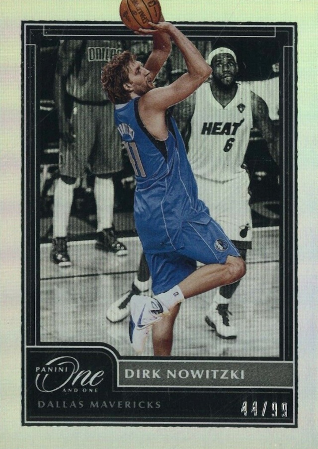 2020 Panini One and One Dirk Nowitzki #151 Basketball Card