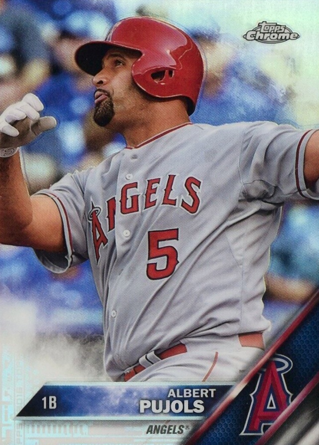 2016 Topps Chrome Albert Pujols #46 Baseball Card