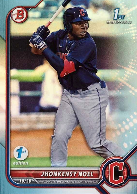 2022 Bowman 1st Edition Jhonkensy Noel #BPPF2 Baseball Card