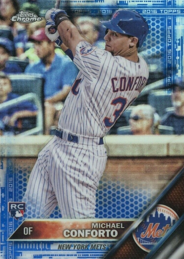 2016 Topps Chrome Michael Conforto #52 Baseball Card