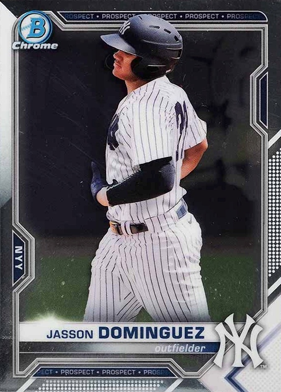 2021 Bowman Chrome Prospects Jasson Dominguez #BCP13 Baseball Card