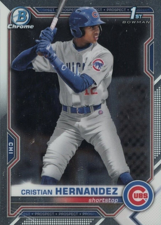 2021 Bowman Chrome Prospects Cristian Hernandez #BCP171 Baseball Card