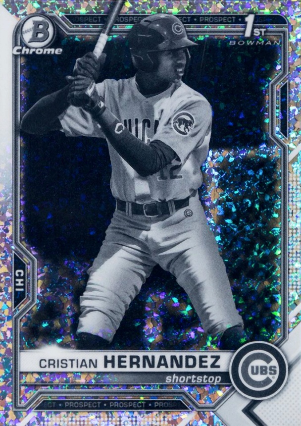 2021 Bowman Chrome Prospects Cristian Hernandez #BCP171 Baseball Card