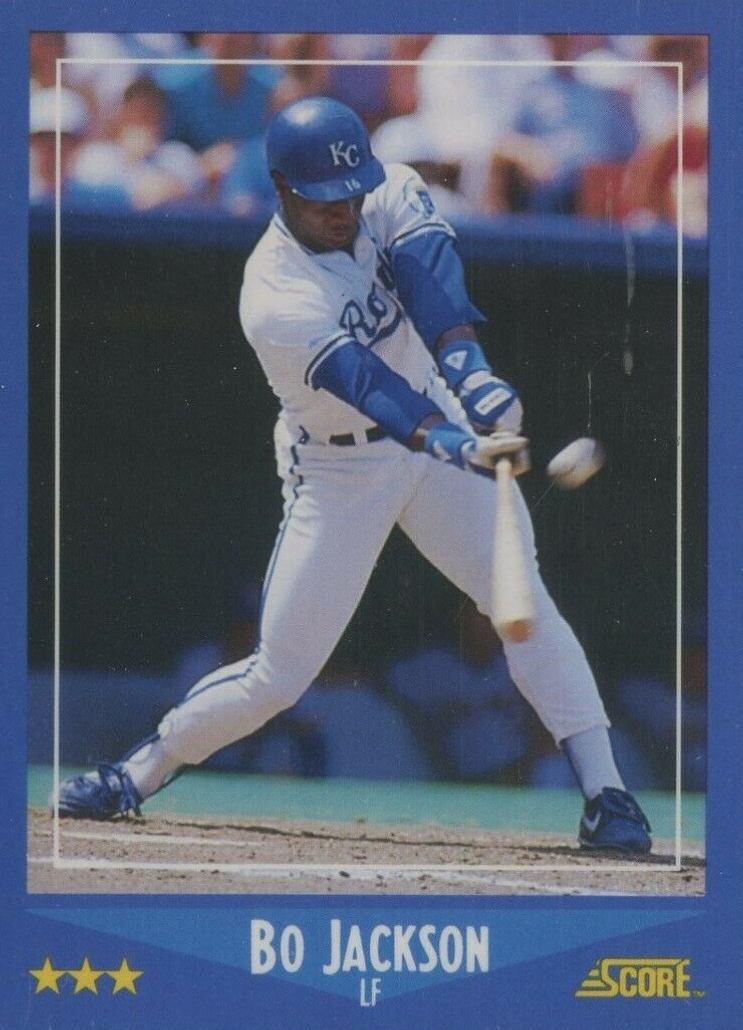 1988 Score Glossy Bo Jackson #180 Baseball Card