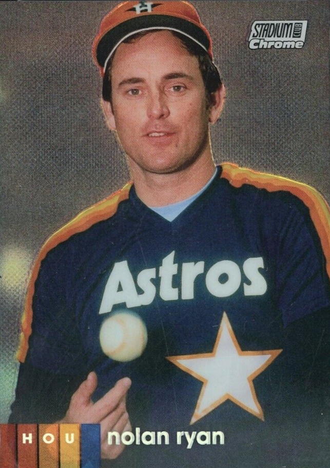 2020 Stadium Club Chrome Nolan Ryan #75 Baseball Card