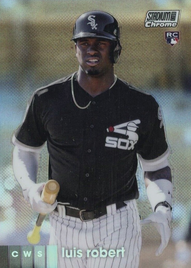 2020 Stadium Club Chrome Luis Robert #289 Baseball Card