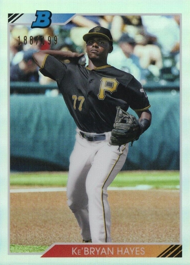 2020 Bowman Heritage Chrome Prospects KE'Bryan Hayes #KH Baseball Card