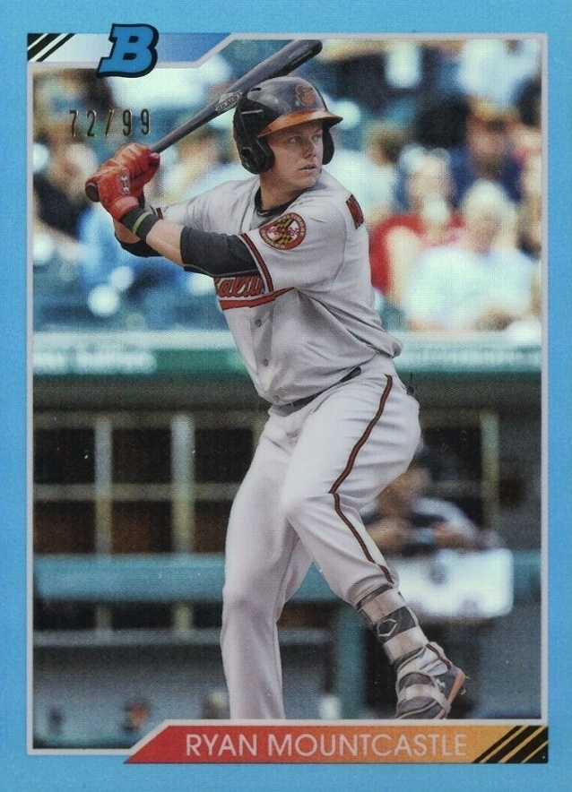 2020 Bowman Heritage Chrome Prospects Ryan Mountcastle #MNT Baseball Card