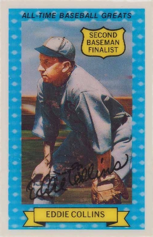 1970 Rold Gold Pretzels Eddie Collins #10 Baseball Card