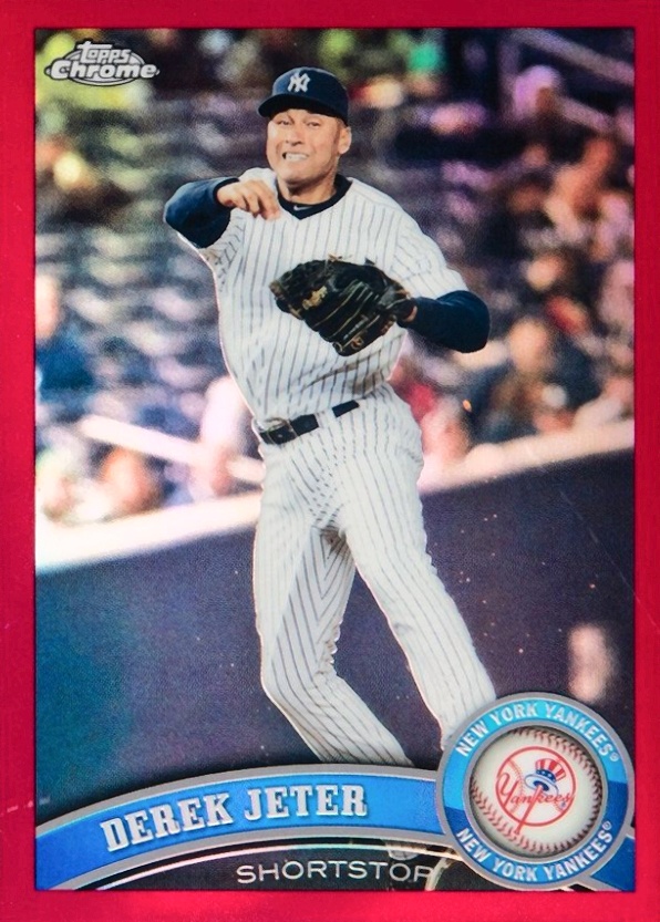 2011 Topps Chrome Derek Jeter #20 Baseball Card