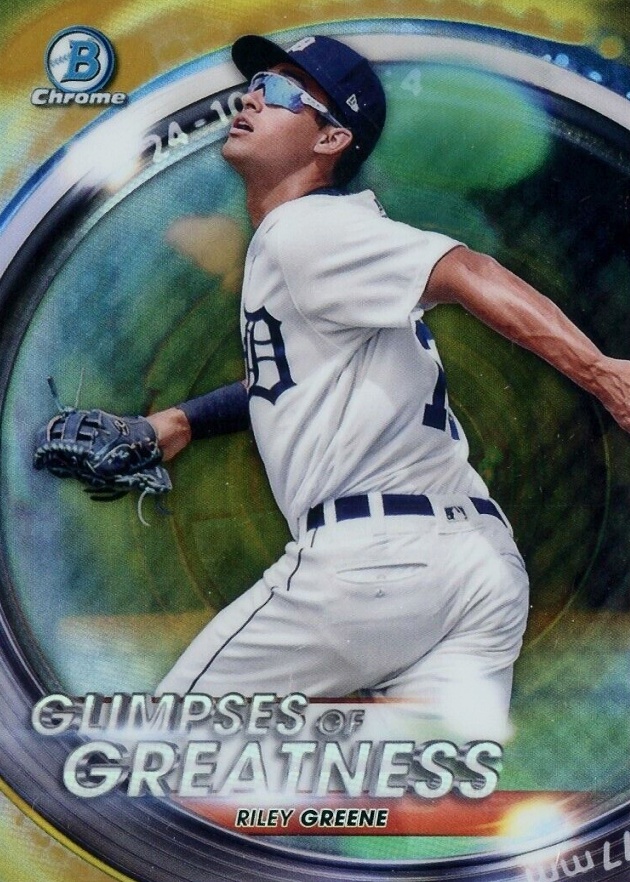 2020 Bowman Draft Glimpses of Greatness Riley Greene #GOGRG Baseball Card