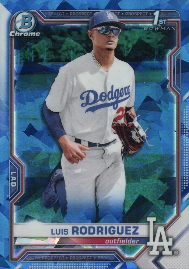 2021 Bowman Sapphire Edition Chrome Prospects Luis Rodriguez #BCP196 Baseball Card