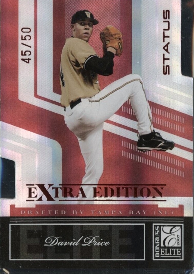 2007 Donruss Elite Extra Edition David Price #5 Baseball Card