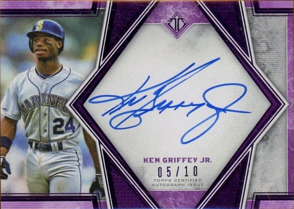 2019 Topps Transcendent Framed Transcendent Autographs Ken Griffey Jr. #KGJ Baseball Card