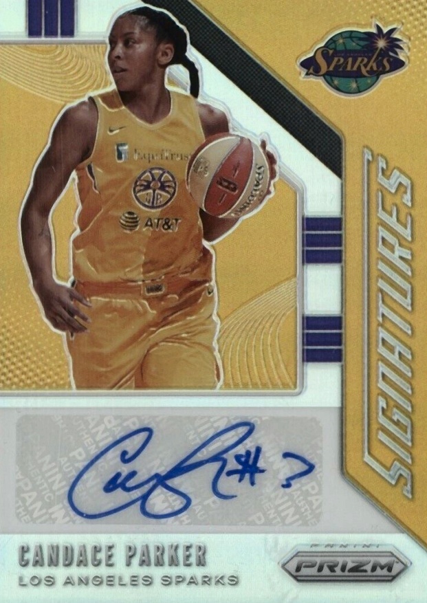 2020 Panini Prizm WNBA Signatures Candace Parker #SGCPK Basketball Card