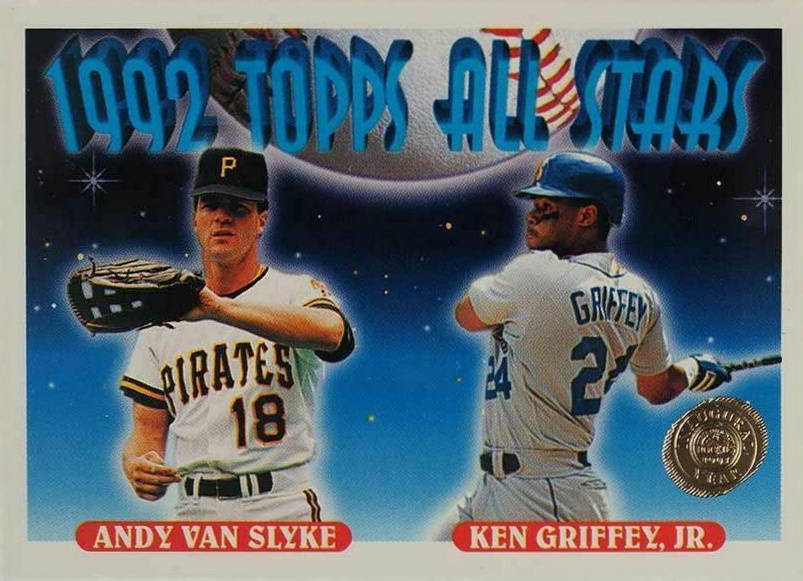 1993 Topps Ken Griffey Jr./Andy Van Slyke #405 Baseball Card