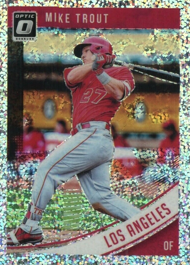 2018 Panini Donruss Optic Mike Trout #121 Baseball Card