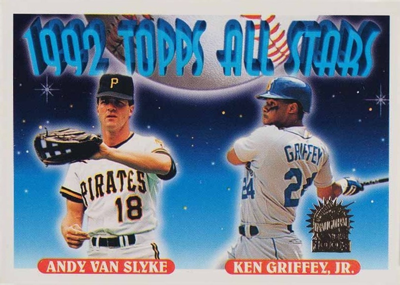 1993 Topps Ken Griffey Jr./Andy Van Slyke #405 Baseball Card