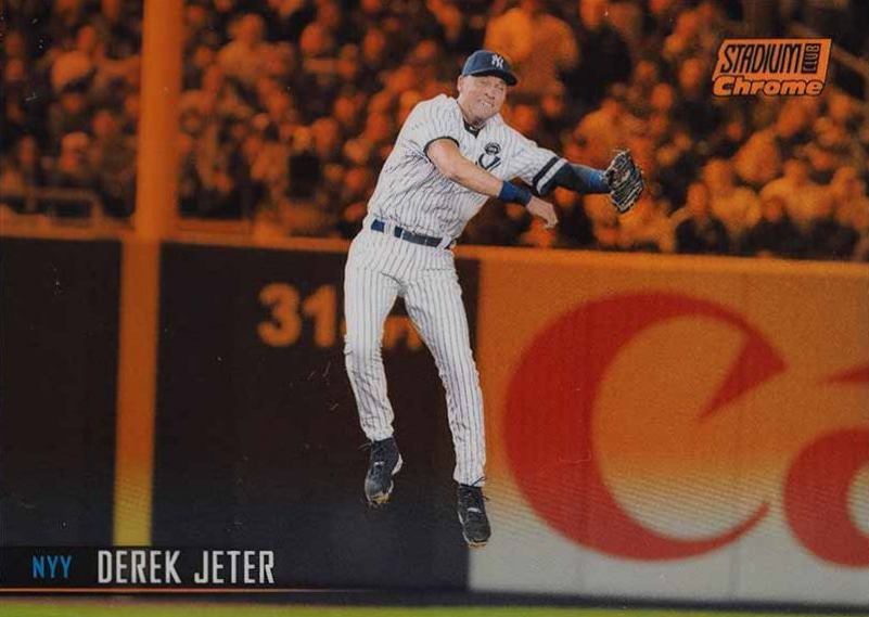 2021 Topps Stadium Club Chrome Derek Jeter #76 Baseball Card