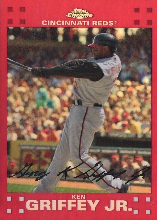 2007 Topps Chrome Ken Griffey Jr. #186 Baseball Card