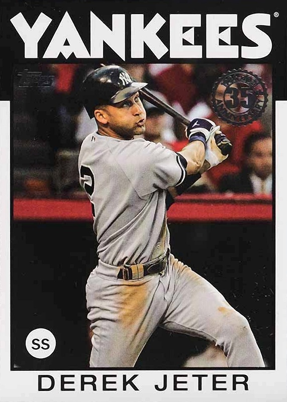 2021 Topps 1986 Topps Baseball 35th Anniversary Derek Jeter #98 Baseball Card