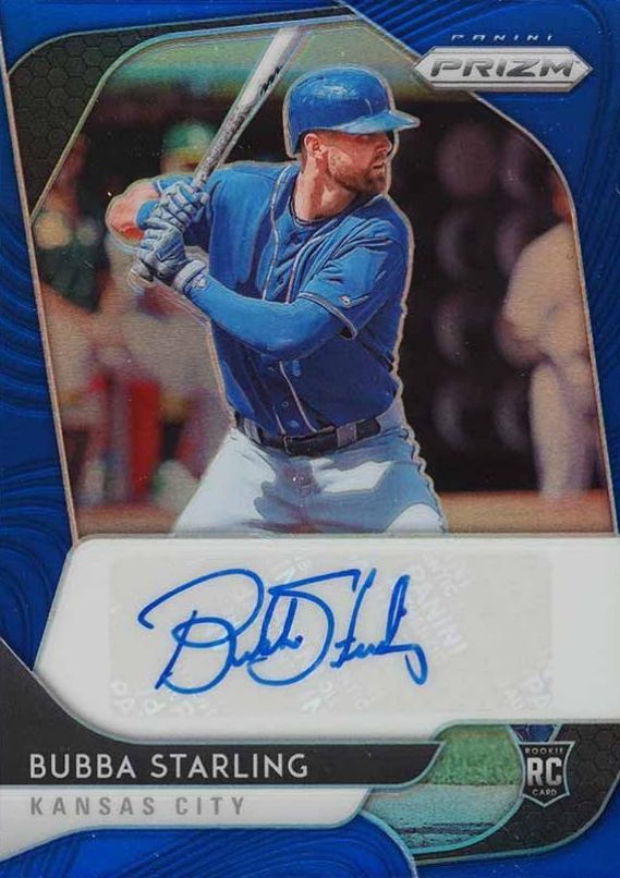 2020 Panini Prizm Rookie Autographs Bubba Starling #RABS Baseball Card