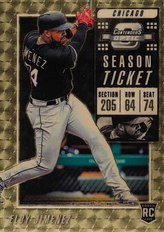 2019 Panini Chronicles Contenders Optic Season Ticket Eloy Jimenez #2 Baseball Card