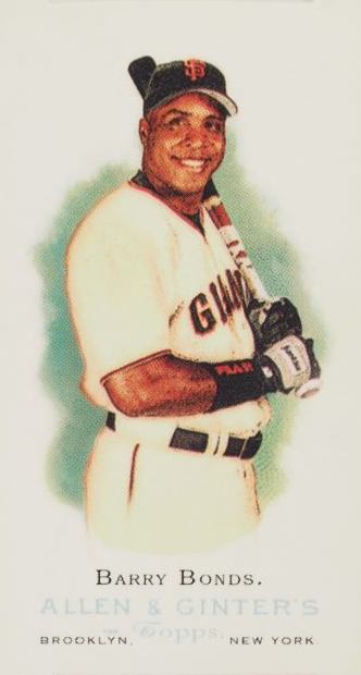 2006 Topps Allen & Ginter Barry Bonds #100 Baseball Card