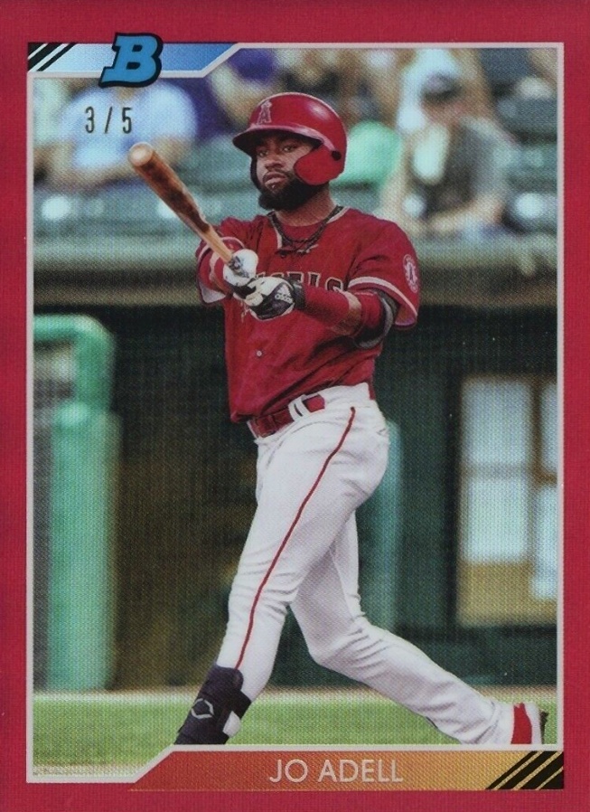 2020 Bowman Heritage Chrome Prospects Jo Adell #JO Baseball Card