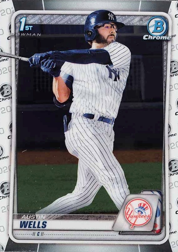 2020 Bowman Draft Austin Wells #BD56 Baseball Card