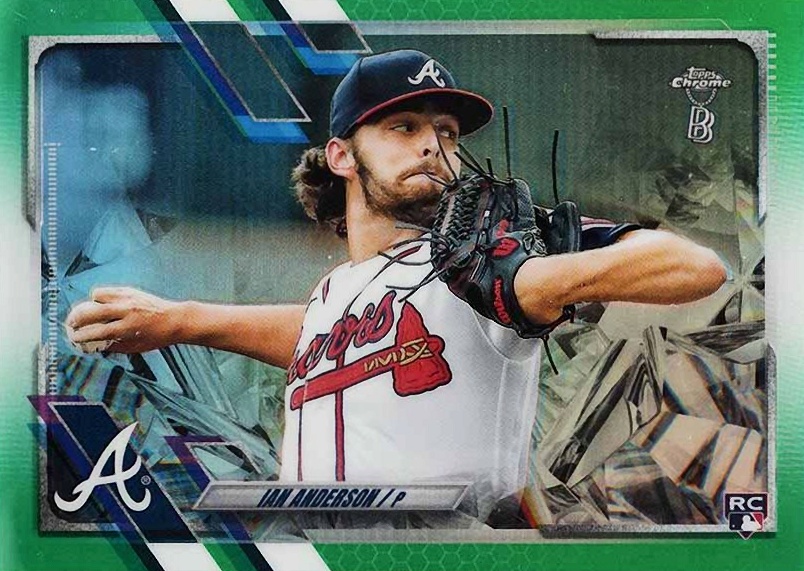 2021 Topps Chrome Ben Baller Ian Anderson #6 Baseball Card