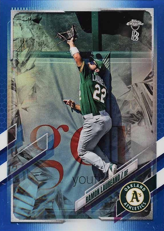 2021 Topps Chrome Ben Baller Ramon Laureano #215 Baseball Card